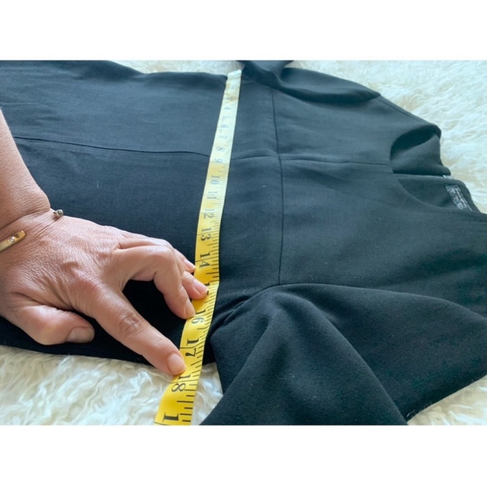 Zara Basic Classic Black Mini/Knee Length Dress S… - image 8